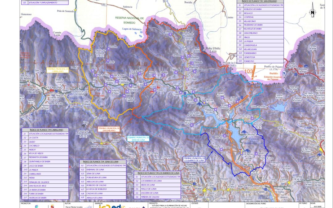 ESTUDIO PARA LA ELIMINACIÓN DE AGUAS PARÁSITAS EN LA RED DE SANEAMIENTO DE LAS LOCALIDADES DEL ESPACIO NATURAL DE BABIA Y LUNA